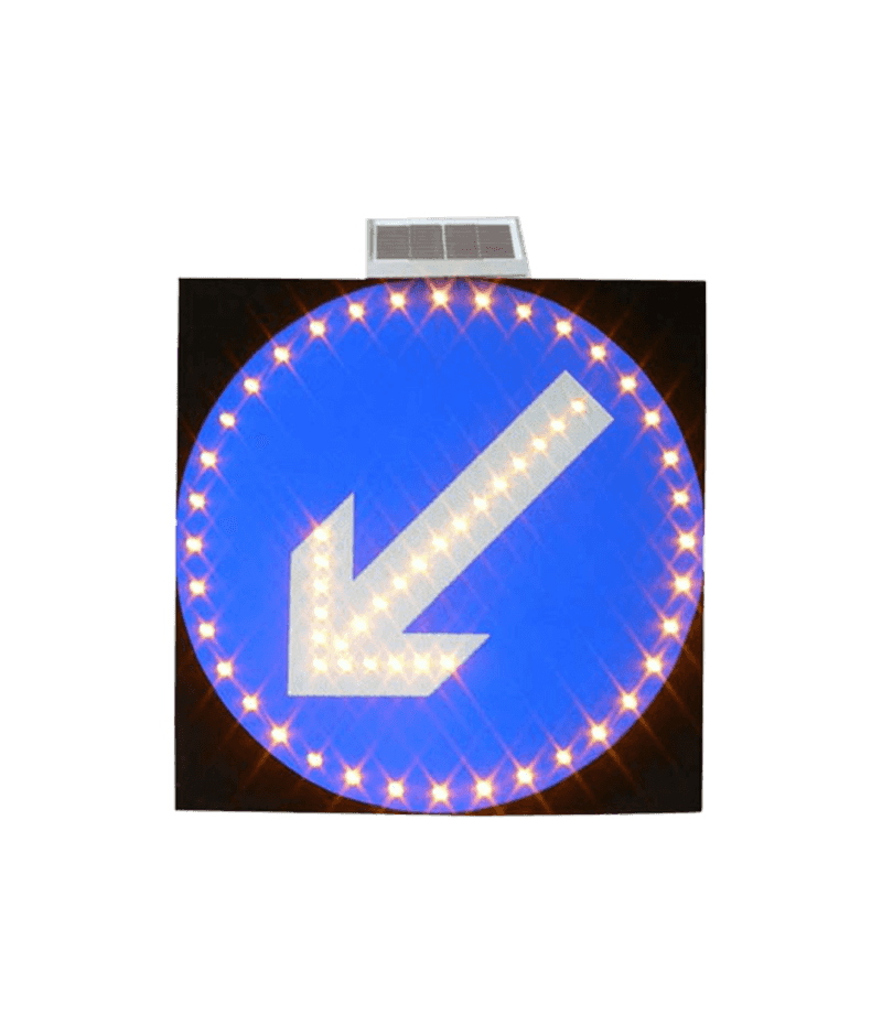 太陽能靠左(右)側道路行駛標志DW-BZ18